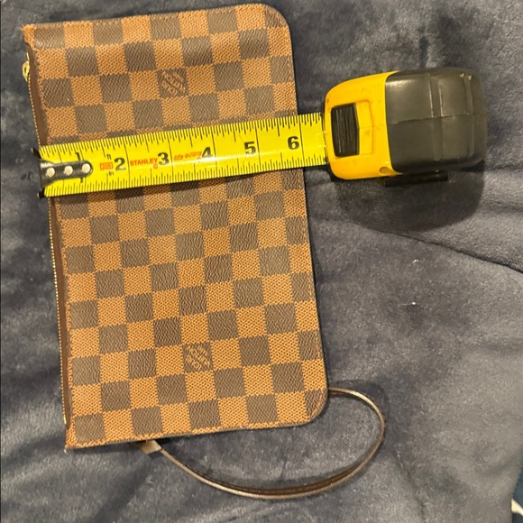 Louis Vuitton Brown Checkered Wristlet - Picture 7 of 7